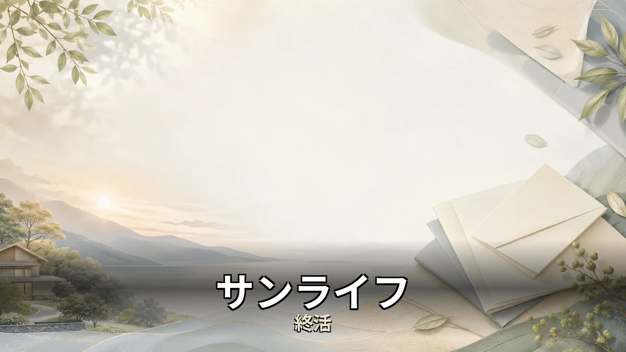 サンライフ 葬儀 評判｜評判・解約・向かない人を本音で解説